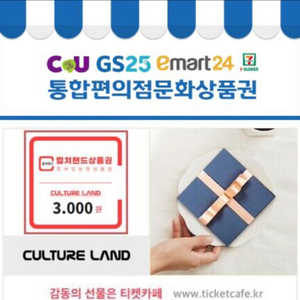 cu,gs통합 편의점 3천원 상품권,기프티콘 판매합니다
