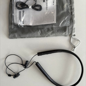 소니 넥밴드형 무선 이어폰 블랙 MDR-EX750BT