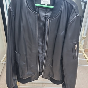헤스티지 가죽 봄버 자켓