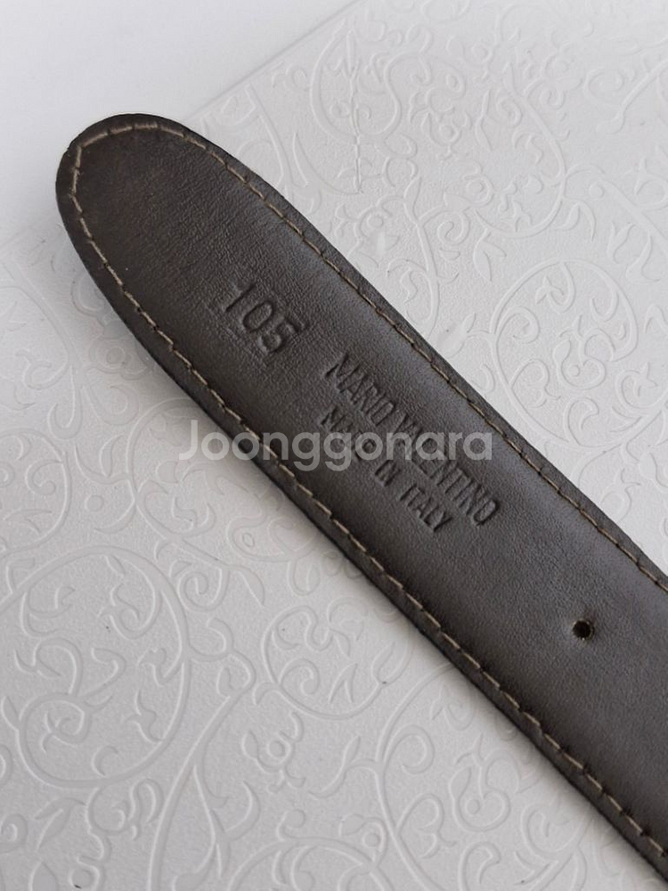 발렌티노 신사정장 양면 가죽벨트--4