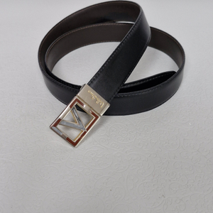 발렌티노 신사정장 양면 가죽벨트