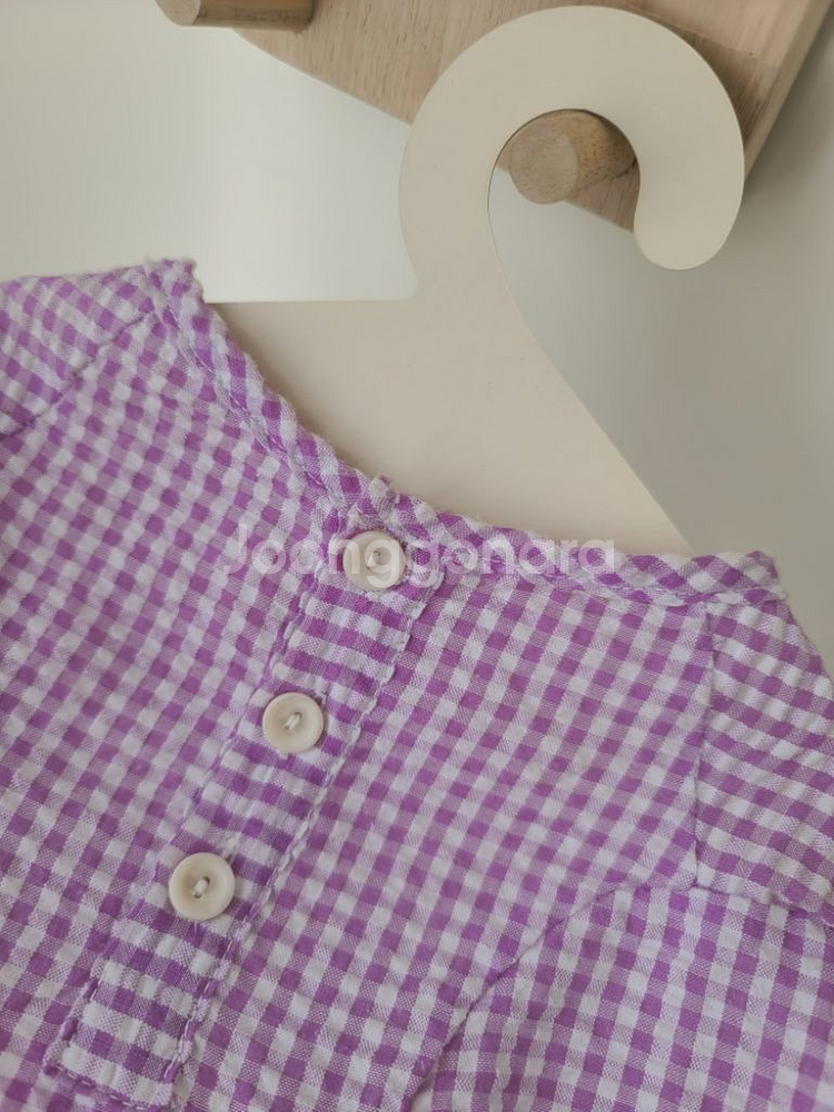 강아지옷 봄여름 체크블라우스 티셔츠 2XL/ 마랑샤넬--3