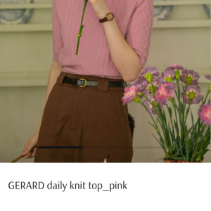 르니나 GERARD daily knit top_pink