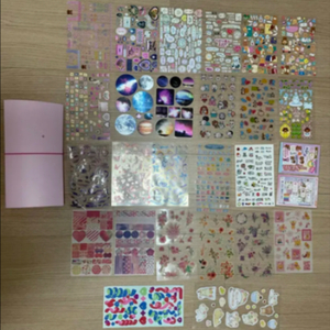 다이어리 꾸미기용 다꾸용 스티커 씰 스티커 긴 스티커