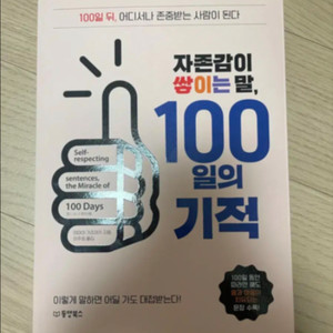 자존감이 쌓이는 말, 100일의 기적 책 도서