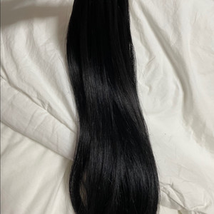 붙임머리 22인치 자연검정 한팩