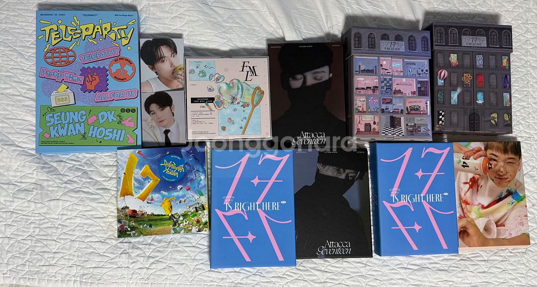 세븐틴 개봉 앨범 처분합니다--1