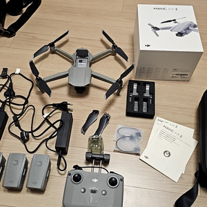 S급 DJI 매빅에어2 배터리3개 드론 drone ma