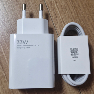 샤오미정품 220V 33W 충전기 새상품