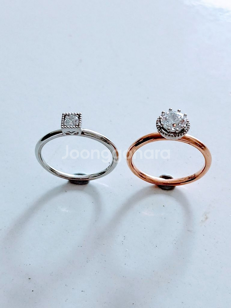 14k 5부 큐빅 반지새상품--1