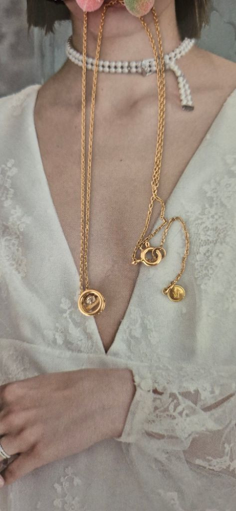 14k 제이에스티나 다이아 데일리 목걸이--2