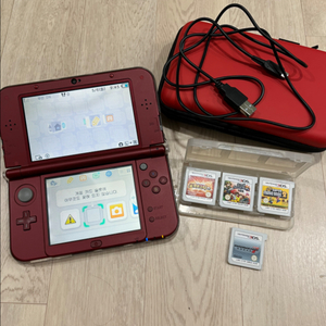 뉴 닌텐도 3DS XL 블루/ 레드 + 포켓몬 칩