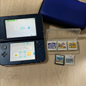 뉴 닌텐도 3DS XL 블루 + 여러게임