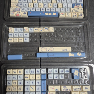 워키 MDA PBT 블루캣 키보드 키캡 148키