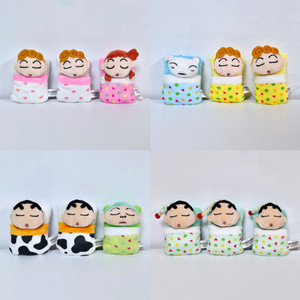 이불 짱구 흰둥이 짱아 훈이 인형 가방고리 키링 볼체인