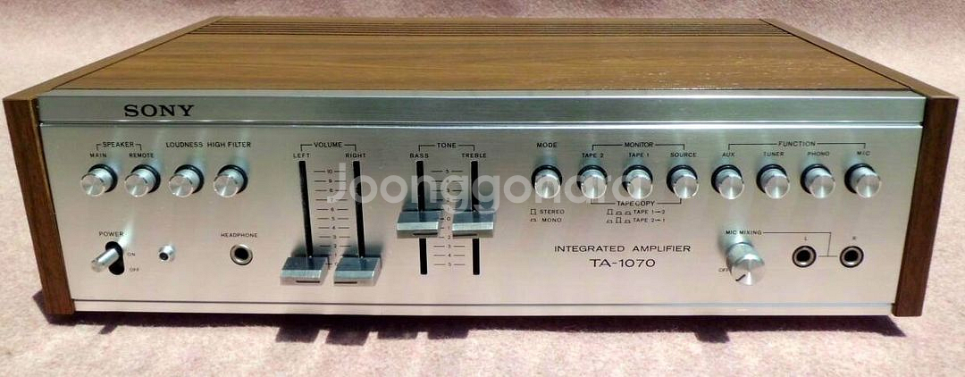 Sony 프리 메인 앰프 Ta-1070--0