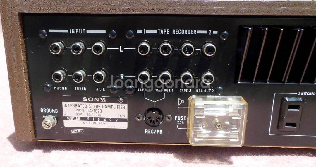 Sony 프리 메인 앰프 Ta-1070--7