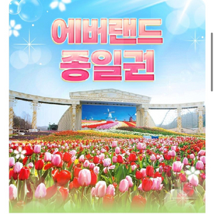 에버랜드 종일 이용권(츄러스 포함 주중주말가능)