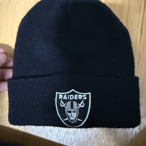 nfl 오클랜드 레이더스 비니 모자 블랙 (겨울용)