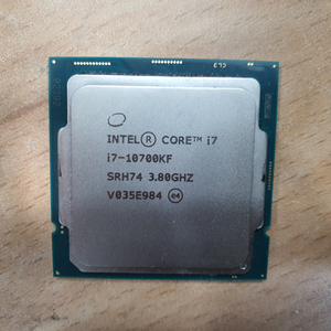 인텔 10세대 i7-10700KF CPU 쿨러별도