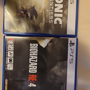 플스5 ps5 게임 바하re4 &소닉 프론티어 팔아요