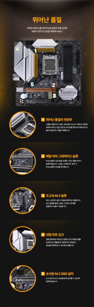 (미개봉)컬러풀 BATTLE-AX B650M-PLUS--3