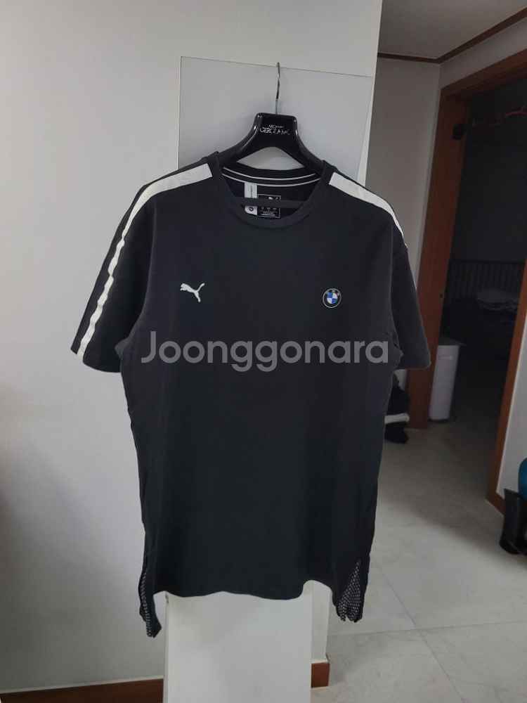 푸마랑 BMW 콜라보 라운드 반팔티 남성 L, 새상품--0