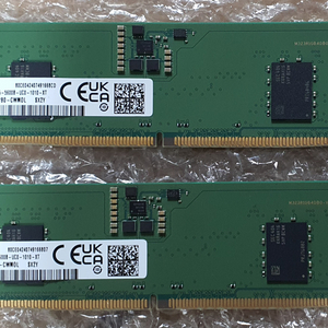 택포) 삼성 DDR5 8GB 램 2개 팝니다.