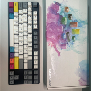 바밀로 레트로 cmyk 청축 키보드