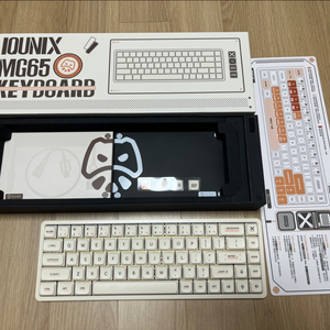 아이큐닉스 IQUNIX MG65 화이트 키보드
