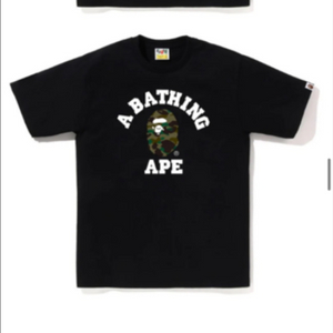 정품,새상품)베이프 퍼스트카모 컬리지 티 Bape