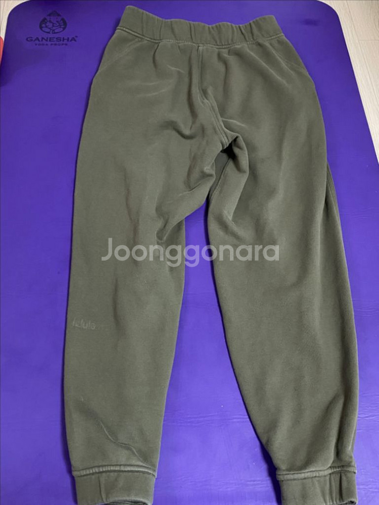 룰루레몬 조거 여성용 아시안핏 S사이즈 카키--0