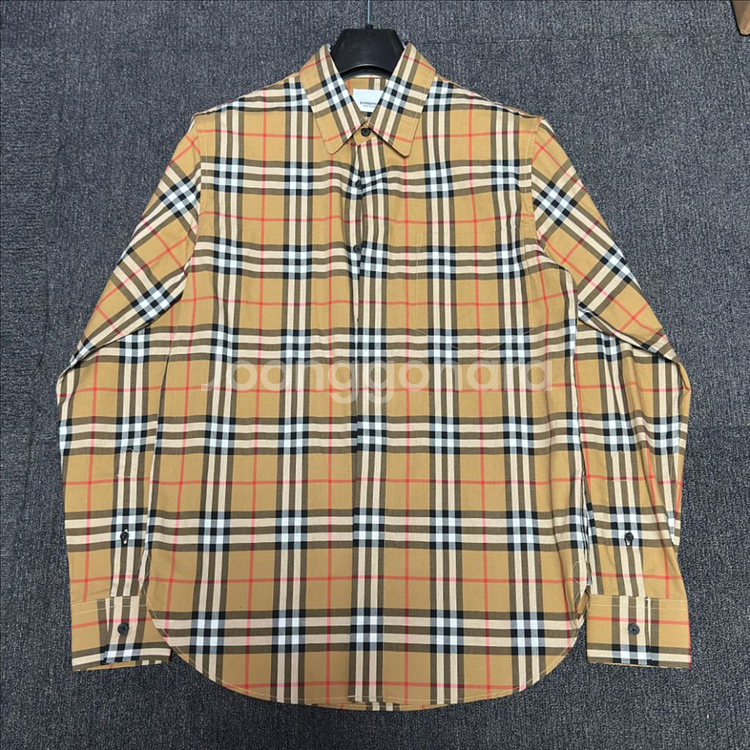 버버리 체크 caxton 노바 셔츠 (8011359)--3
