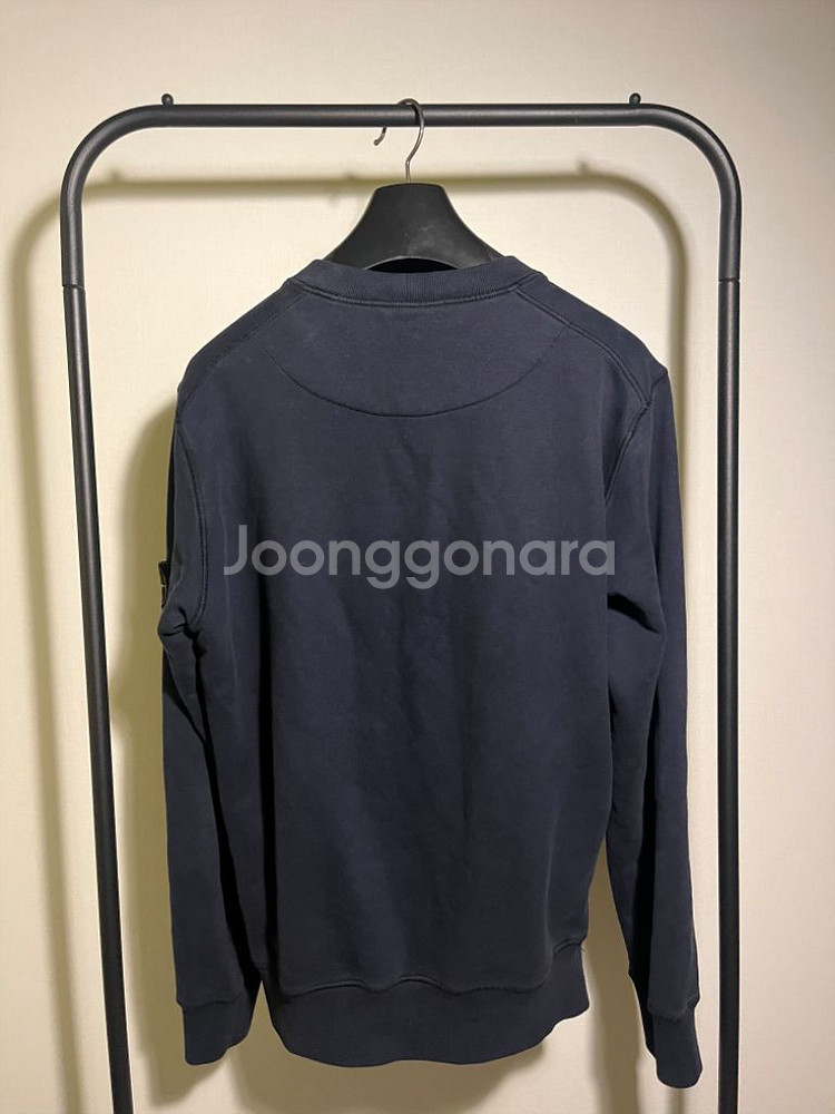 [S] 스톤아일랜드 맨투맨 블랙--1