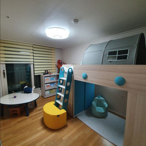 밴키즈 벙커침대와 유아텐트,발판