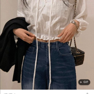 화이트 여리 레이스 셔츠