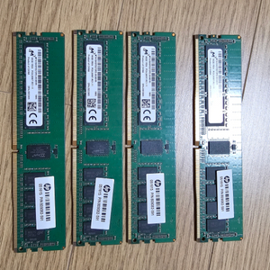 서버용 ECC 16GB DDR4 램 4개 팝니다