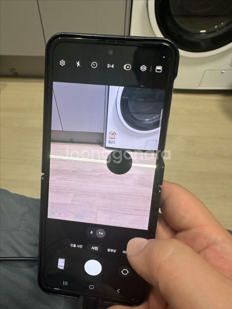 갤럭시 플립 3 팬텀블랙--2