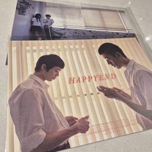 해피엔드 지진 동아리방 서브우퍼 포스터 2주차 특전