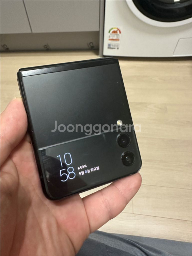 갤럭시 플립 3 팬텀블랙--12