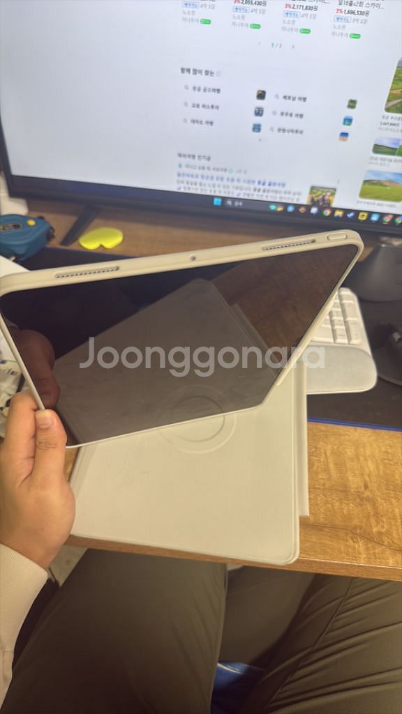 아이패드 프로 m4 256기가 실버 와이파이+ 애플팬슬--3