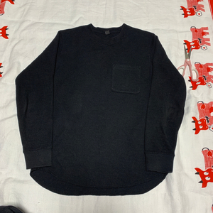M) Uniqlo 유니클로 포켓 롱슬리브 와플긴팔티