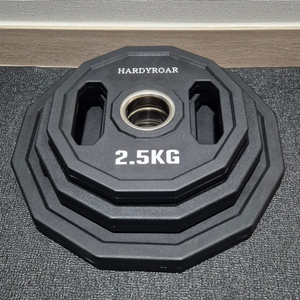 (택포) 17.5KG 우레탄 중량 원판 바벨 상태 최상