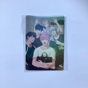 플레이브 응원봉 가방 포카