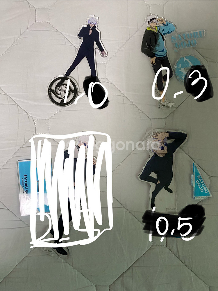 주술회전 고죠 사카모토 데이즈 나츠키 굿즈 처분 양도--0