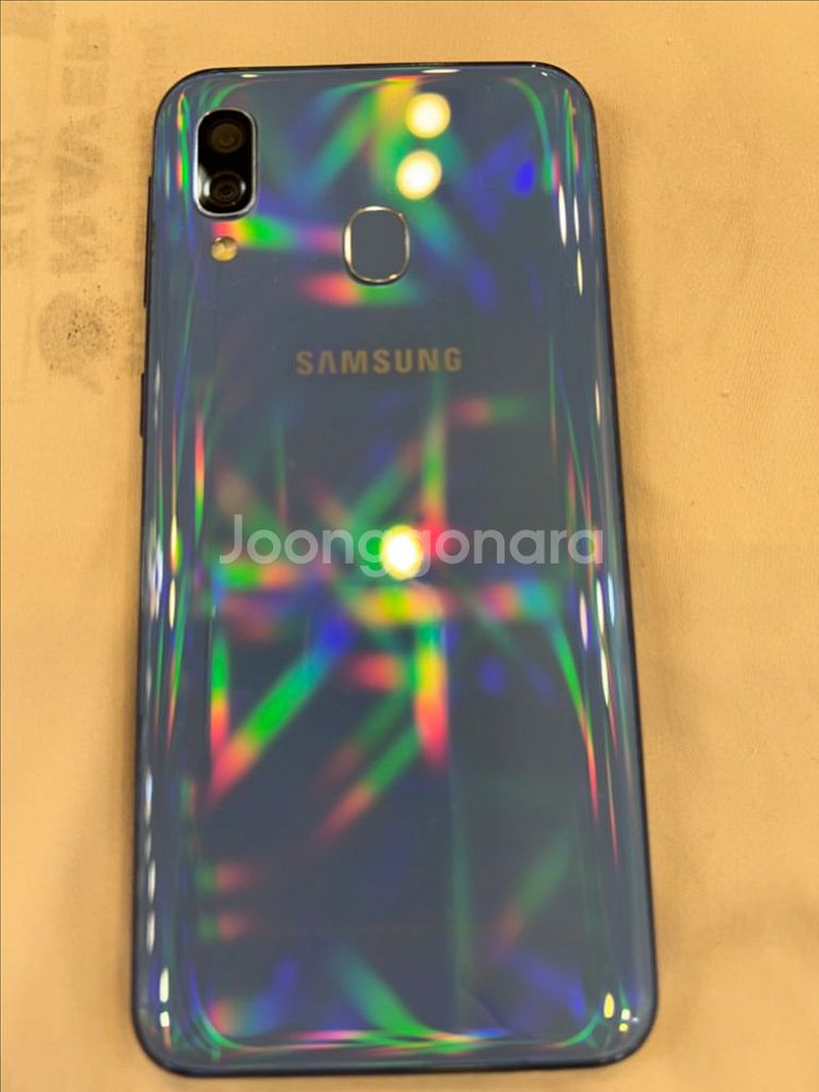 갤럭시 A40(A405) 단품 블루 64GB--4