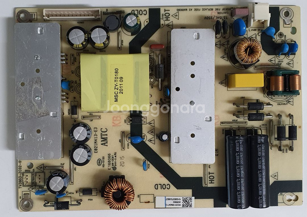 TV3903-ZC02-01 전원/파워 보드--0