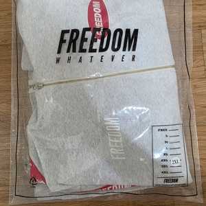 프리덤 레터링 후드집업 멜란지 2XL