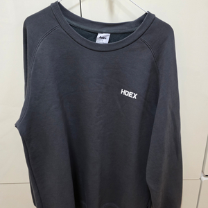 HDEX 맨투맨 차콜 L