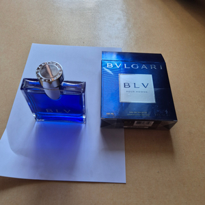불가리블루 옴므 100ml 새재품
